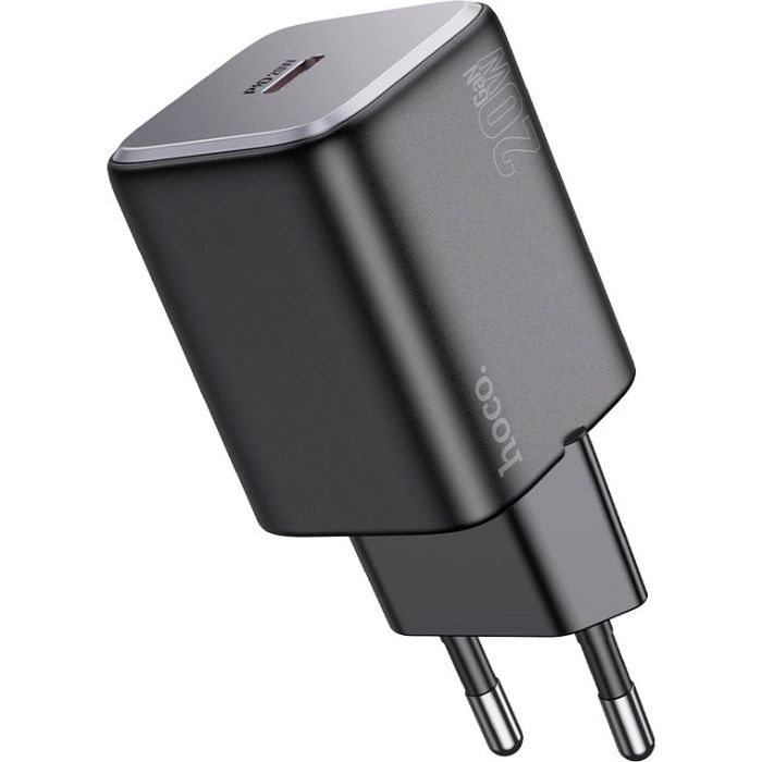 Зарядное устройство HOCO N40 Mighty USB-C PD20W Black (6942007616966) изображение 3