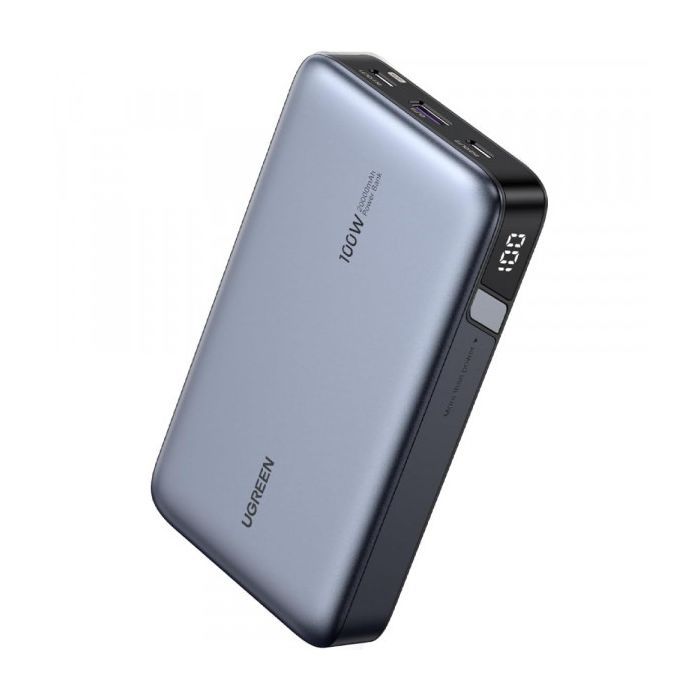 Батарея универсальная Ugreen 20000mAh 100W PD, QC, USB-A, 2xUSB-С Grey (PB720) (25188) изображение 2