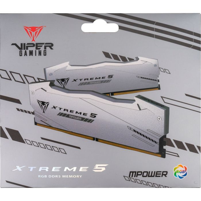 Модуль пам'яті для комп'ютера DDR5 32GB (2x16GB) 6000 MHz Viper Xtreme 5 MPOWER RGB Patriot (PVXR532G60C30KM) зображення 7