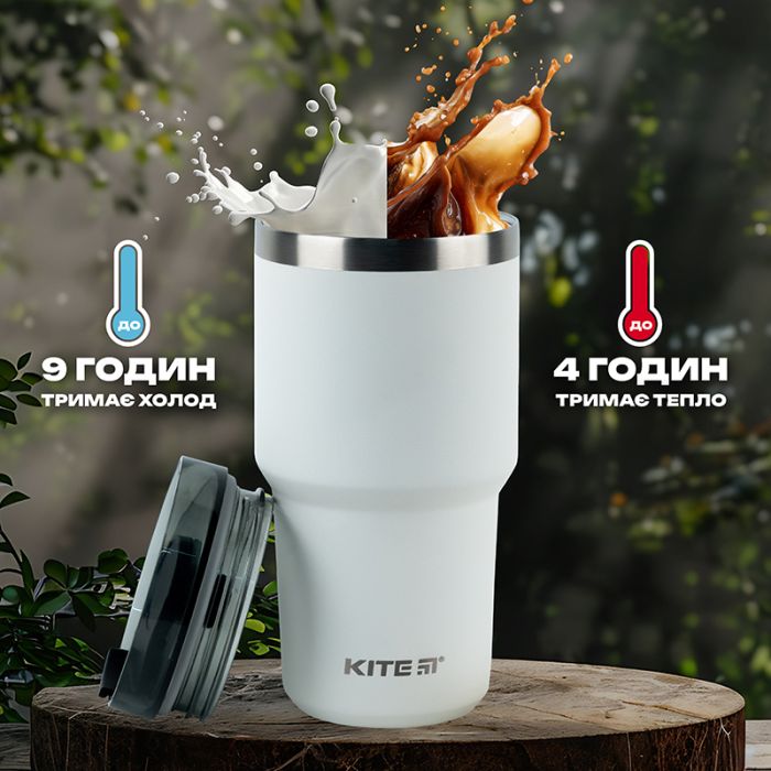 Термокружка Kite 600 мл фіолетова (K24-1206-2) изображение 9