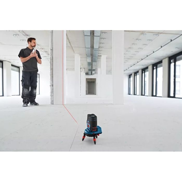 Лазерный нивелир Bosch Professional GCL2-50C+RM2 до 20м, ±0.3мм/м, 4AAx1.5В, IP54, чехол (0.601.066.G00) изображение 2