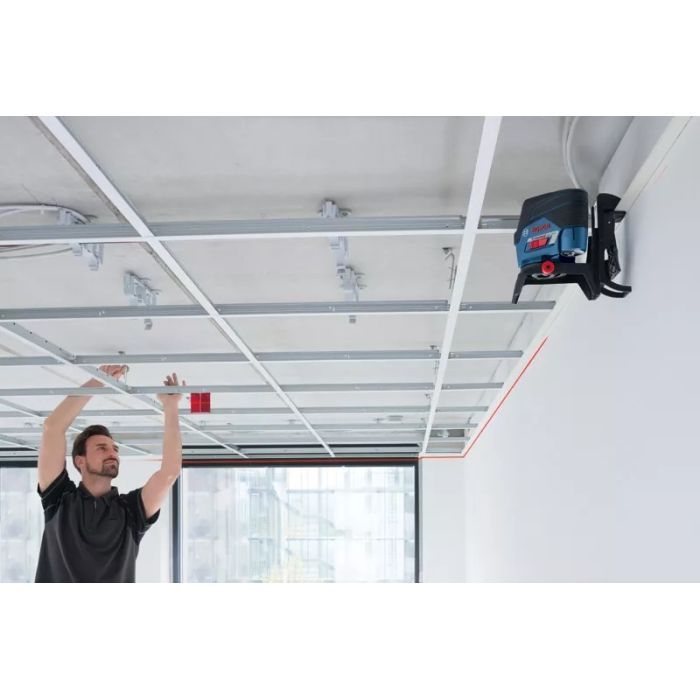 Лазерный нивелир Bosch Professional GCL2-50C+RM2 до 20м, ±0.3мм/м, 4AAx1.5В, IP54, чехол (0.601.066.G00) изображение 4