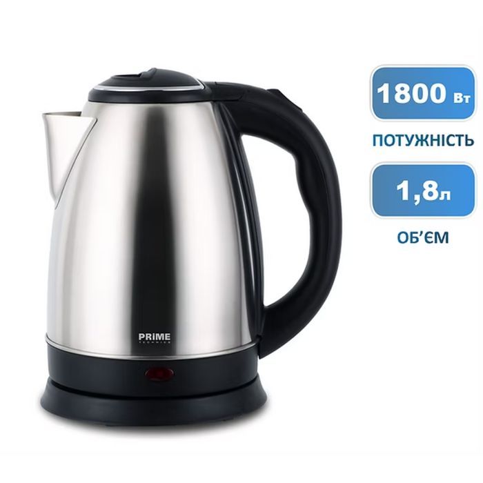 Електрочайник PRIME Technics PKX 1830 B зображення 11