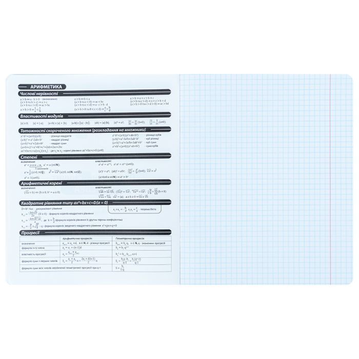 Тетрадь Kite предметная Bright 48 листа, клетка, алгебра (K25-240-13) изображение 3