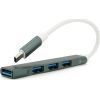 Концентратор Voltronic USB-C 4xUSB 3.0 0.1m black (YT-TC3H4-B)