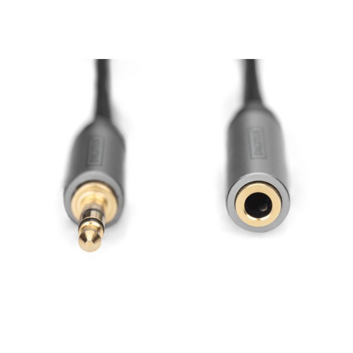 Кабель мультимедійний 3.5mm M to 3.5mm F 3.0m Digitus (DB-510210-030-S) зображення 2