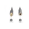 Кабель мультимедійний 3.5mm M to 3.5mm F 3.0m Digitus (DB-510210-030-S) зображення 4
