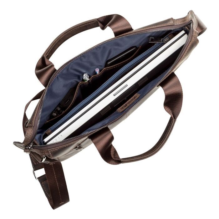 Сумка Shvigel Шкіряна Коричнева (11108) зображення 6