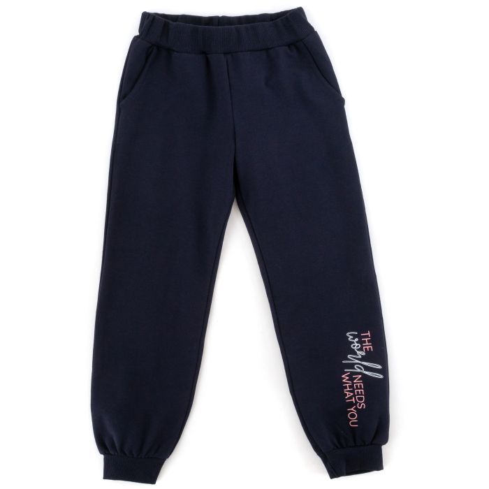 Спортивний костюм дитячий Breeze з квіточками (22098-134G-peach) зображення 3