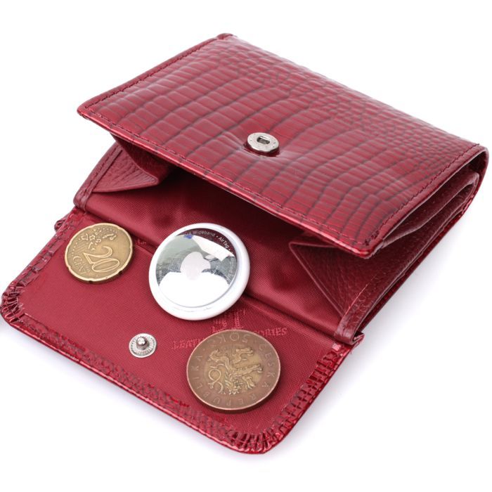 Гаманець ST Leather З натуральної шкіри Червоний (22705) зображення 5
