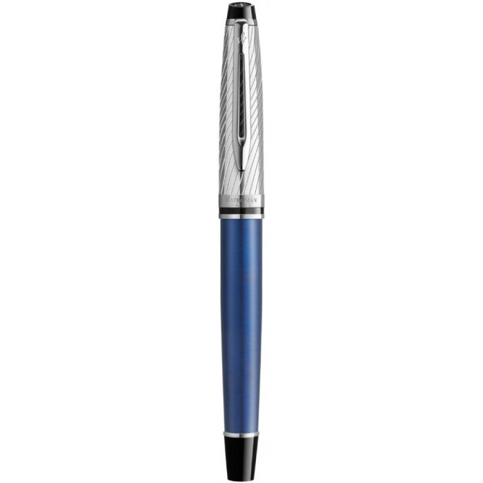 Ручка перьевая Waterman EXPERT Deluxe Metallic Blue CT  FP F (10 051) изображение 2