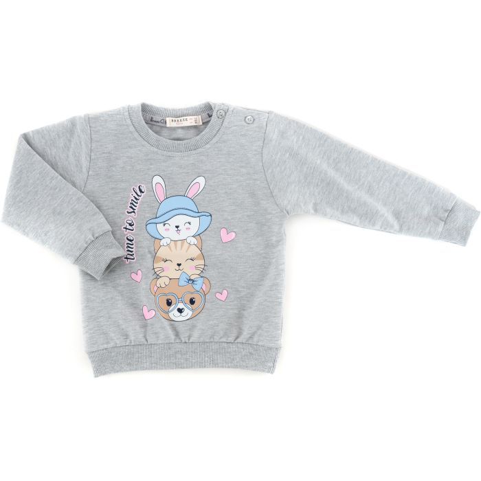 Спортивний костюм дитячий Breeze TIME TO SMILE (20888-110G-gray) зображення 2