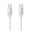 Дата кабель USB-C to USB-C 60W white Usams (US-SJ704) зображення 2
