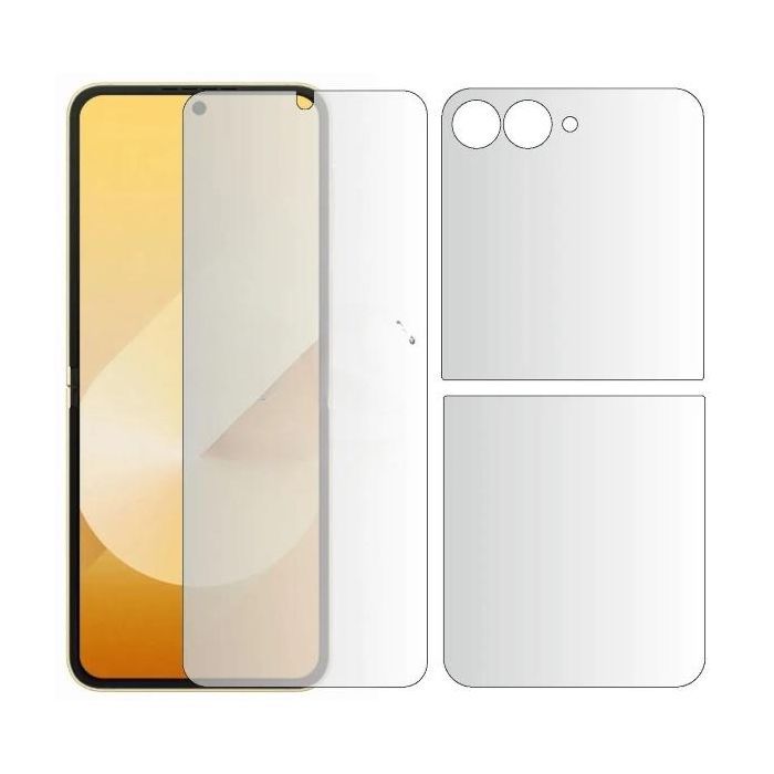 Пленка защитная Devia hydrogel Samsung Flip 7 FE front+back (DV-SM-FL7FEU)