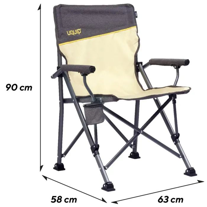 Кресло складное Uquip Roxy Sand/Grey (244038) (DAS303229) изображение 6 Кресло складное Uquip Roxy Sand/Grey (244038) (DAS303229) изображение 6