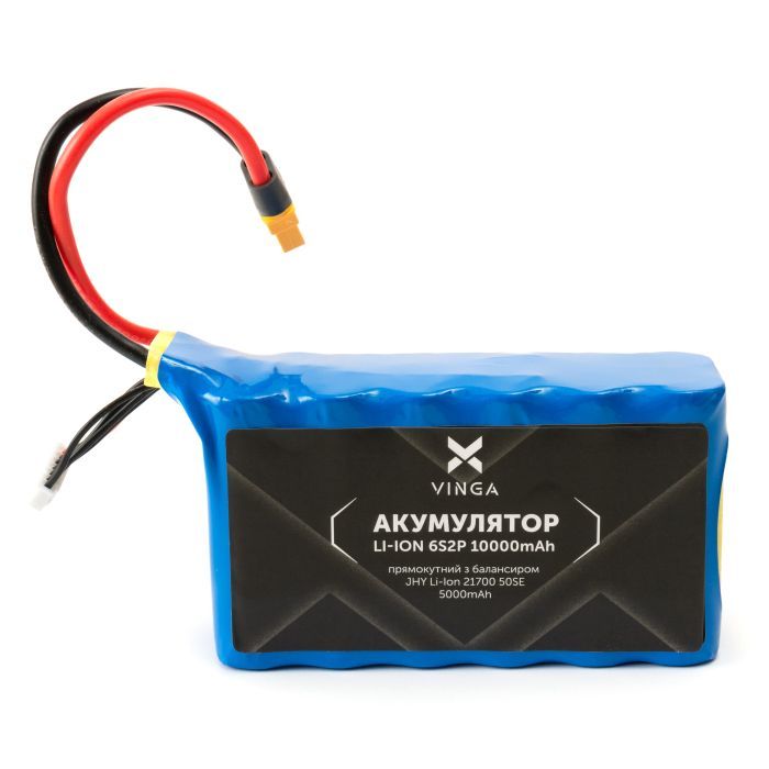 Аккумулятор для дрона Vinga Li-ion 6S2P 10000mAh з балансиром (JHY Li-Ion 21700 5000mAh) (V6S2P-5000) > цены в Киеве и Украине Аккумулятор для дрона Vinga Li-ion 6S2P 10000mAh з балансиром (JHY Li-Ion 21700 5000mAh) (V6S2P-5000)