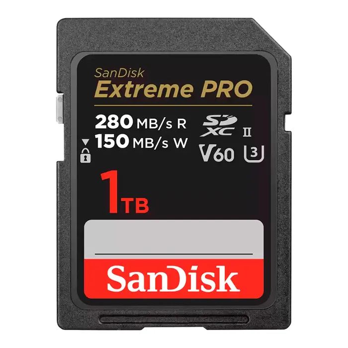 Карта памяти SanDisk 1TB SDXC class 10 UHS-II U3 V60 Extreme Pro (SDSDXEP-1T00-GN4IN)