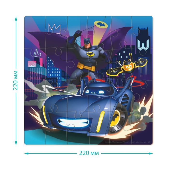 Пазл DoDo на 24 елементи Batwheels. Бетмобіль. Бам (200554) зображення 5