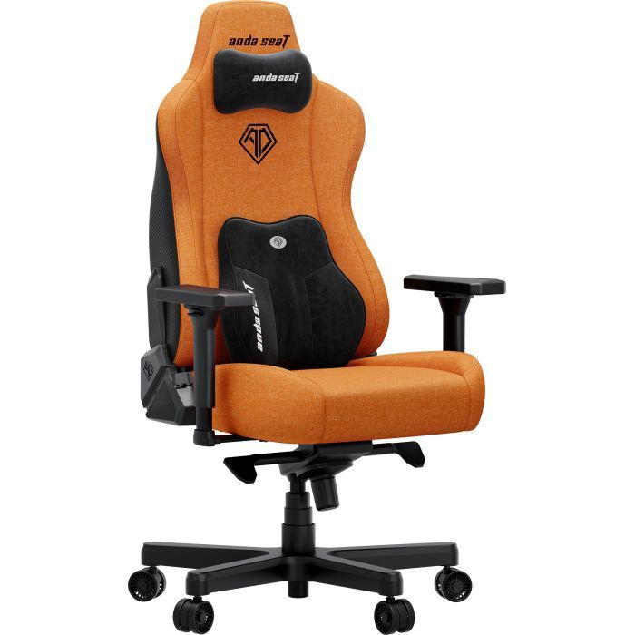 Крісло ігрове Anda Seat Kaiser 3E Fabric XL Orange (AD23YC-XL-09-O-CF-O01) зображення 2