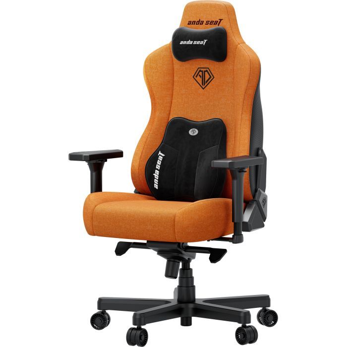 Крісло ігрове Anda Seat Kaiser 3E Fabric XL Orange (AD23YC-XL-09-O-CF-O01) зображення 3