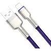 Дата кабель USB 2.0 AM to Lightning 2.0m 2.4A metal purple Baseus (CALJK-B05) зображення 2