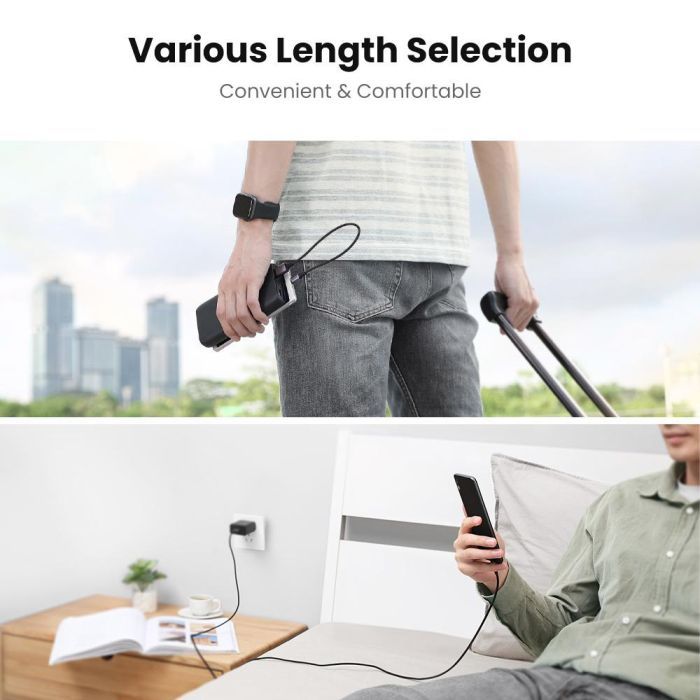Дата кабель USB 2.0 AM to Micro 5P 1.5m 2A US290 white Ugreen (60152) изображение 7