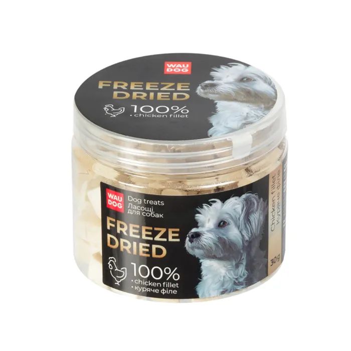 Лакомство для собак WAUDOG Treats Freeze dried Куряче філе 30 г (2007)