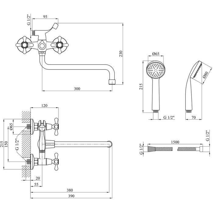 Змішувач Agua Toledo-C072 (CV016443) зображення 8