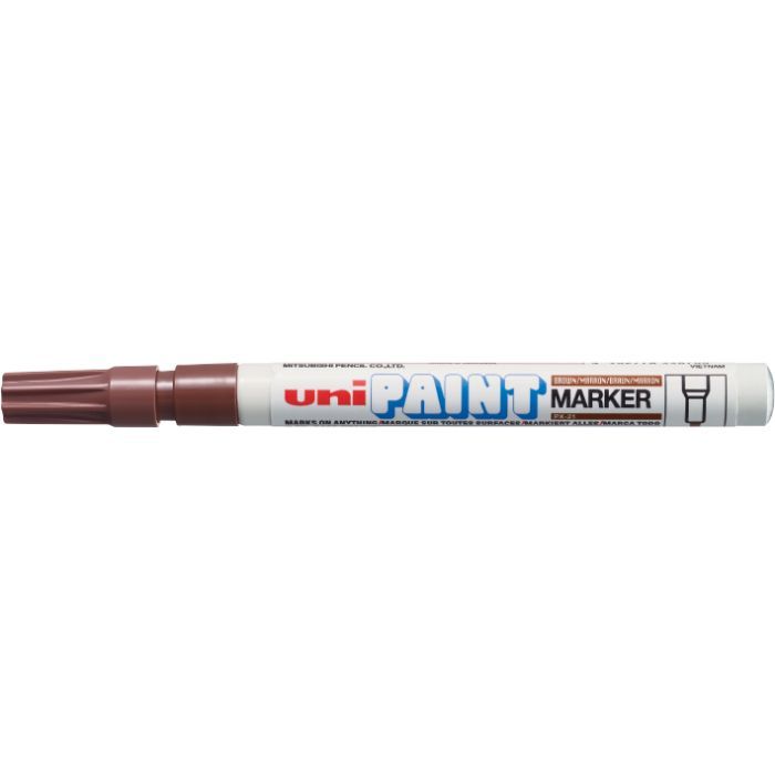 Маркер UNI Paint 0.8-1.2мм, коричневий (PX-21.Brown)