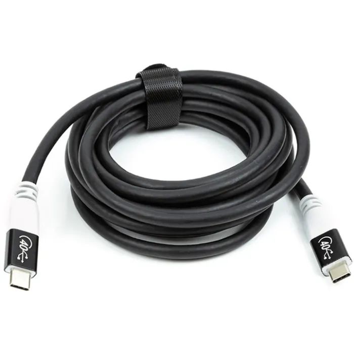 Дата кабель USB-C to USB-C 3.0m PD100W 40Gbps San Guan (CA914135) зображення 2