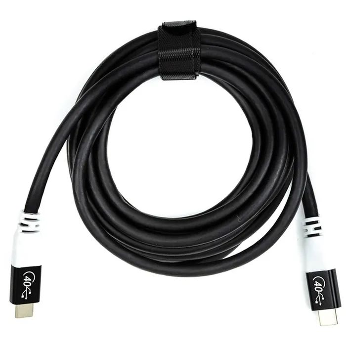Дата кабель USB-C to USB-C 3.0m PD100W 40Gbps San Guan (CA914135) зображення 3