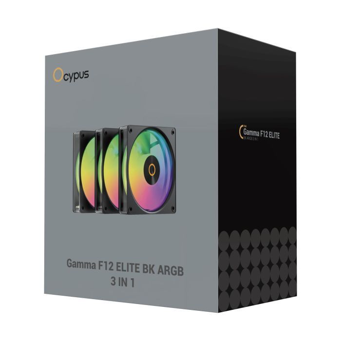 Кулер до корпусу OCYPUS GAMMA F12 ELITE BK A (GAMMA-F12-BK3AM00E-GL) зображення 8