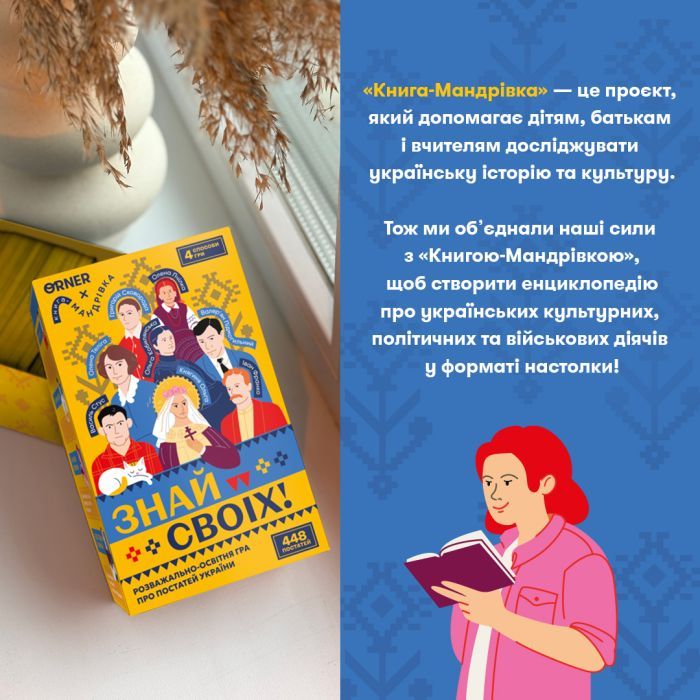 Настольная игра Orner Знай своих (укр.) (orner-3284) изображение 3