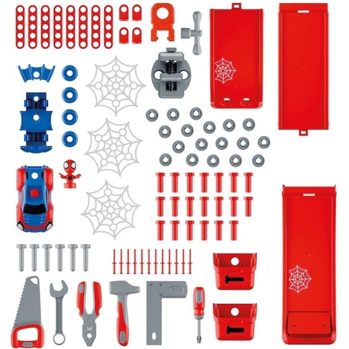 Ігровий набір Smoby Спіді. Майстерня з машинкою, 94 аксесуари (7600360742) зображення 2