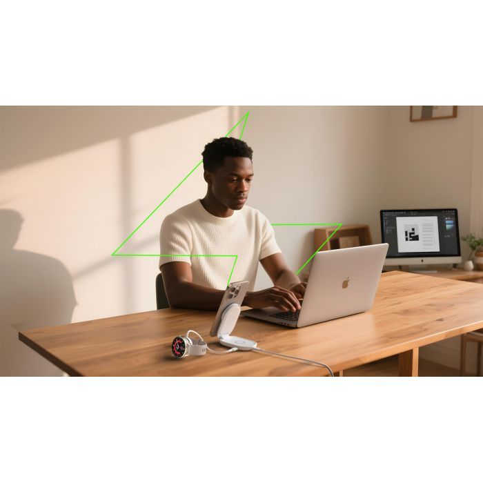 Зарядное устройство Belkin UltraCharge Wireless 2-in-1 25W white (WIZ039KQWH) изображение 3