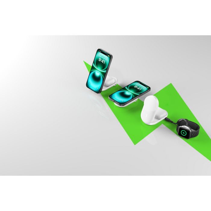 Зарядное устройство Belkin UltraCharge Wireless 2-in-1 25W white (WIZ039KQWH) изображение 6