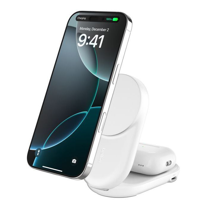 Зарядное устройство Belkin UltraCharge Wireless 2-in-1 25W white (WIZ039KQWH) изображение 7