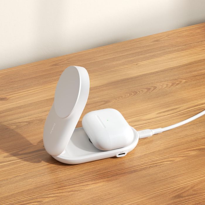 Зарядное устройство Belkin UltraCharge Wireless 2-in-1 25W white (WIZ039KQWH) изображение 9