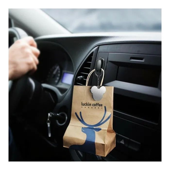 Универсальный автодержатель Baseus крючок Small Shell Vehicle Hook (ACGGBK-01) изображение 9