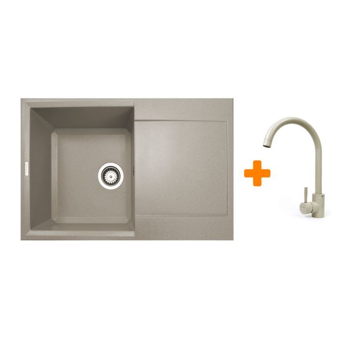 Мийка кухонна Adamant Horizon Avena + змішувач (1824296911506)