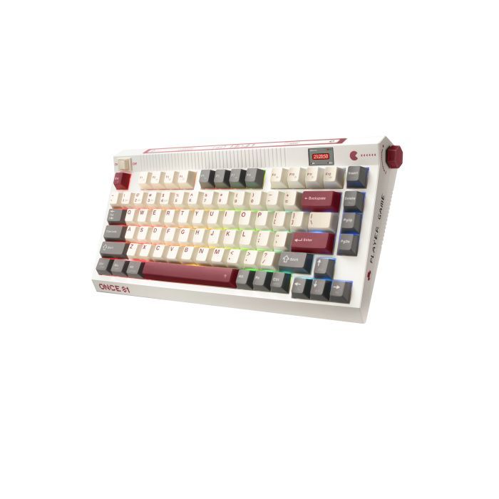 Клавіатура Thunderobot ONCE81 Tri-mode Fire Switch UA Gray (6974511793598) зображення 3