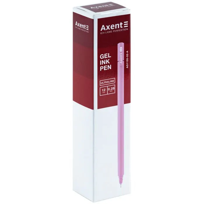 Ручка гелевая Axent Ultraline 0,28 мм, синий (AG1120-02-A) изображение 3