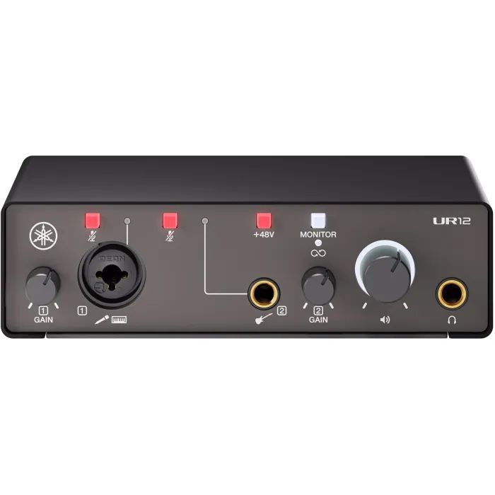 Аудиоинтерфейс Yamaha UR12MK3 Black изображение 2