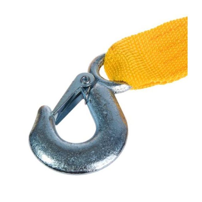 Трос буксирувальний Штурмовик 3т стрічка 46мм х 4,5м жовтий (ТРШ-245-3-1) зображення 2