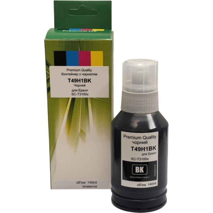 Чернила Premium Quality Epson T49H1BK SC-T3100x/T3170x 140 ml Black pigm (70265151)