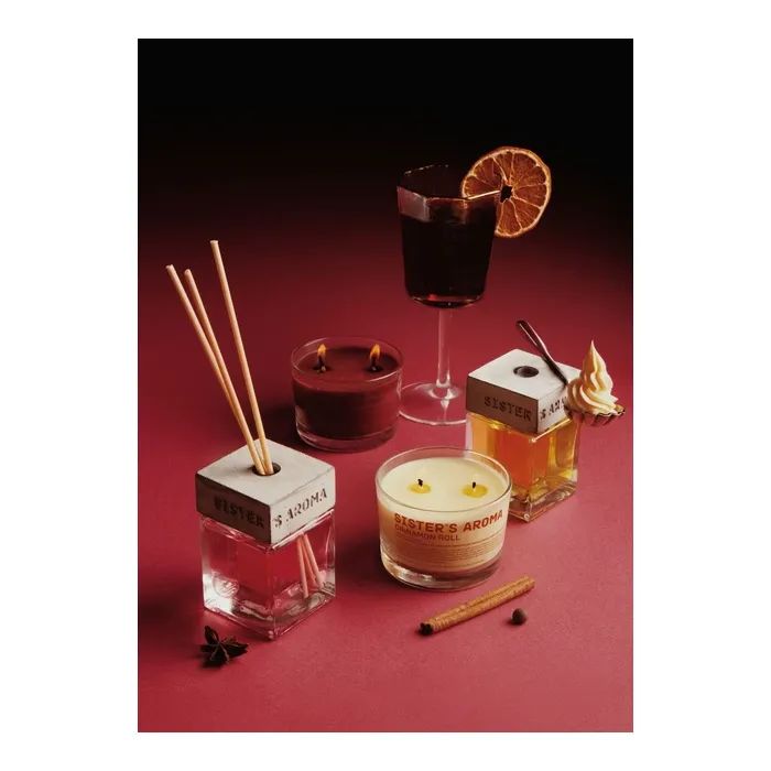 Ароматична свічка Sister's Aroma Berry Mulled Wine 150 г (4820227786350) зображення 4
