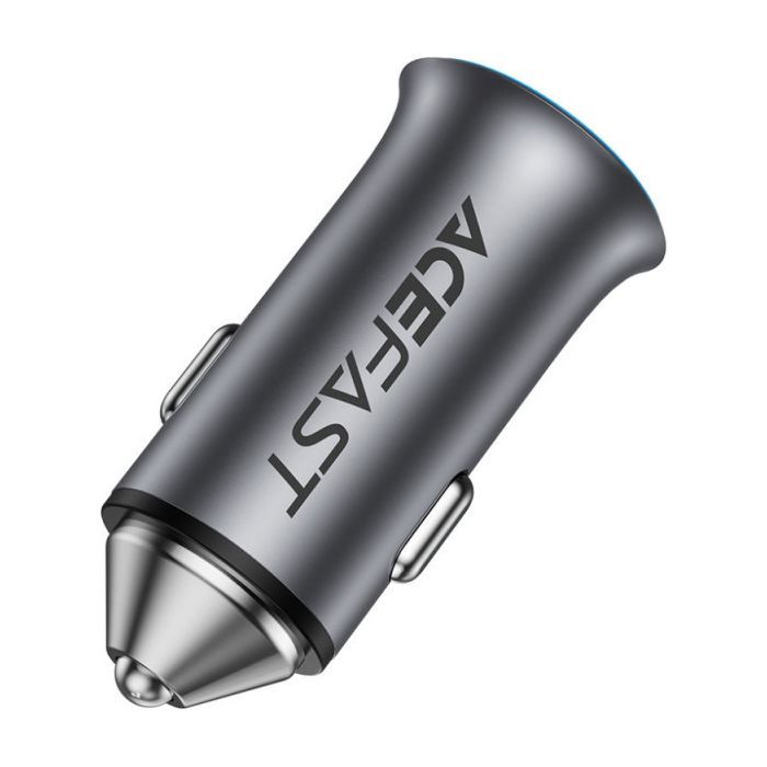 Зарядное устройство Acefast 1xUSB-C + 1xUSB 95W car adapter B16 black (6974316284970) изображение 2