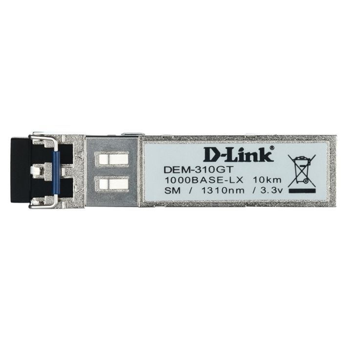 Модуль SFP D-Link Трансивер D-Link DEM-310GT SFP, 1x1000BaseLX. SM 10км, LC (10шт/уп) (DEM-310GT/10) изображение 2