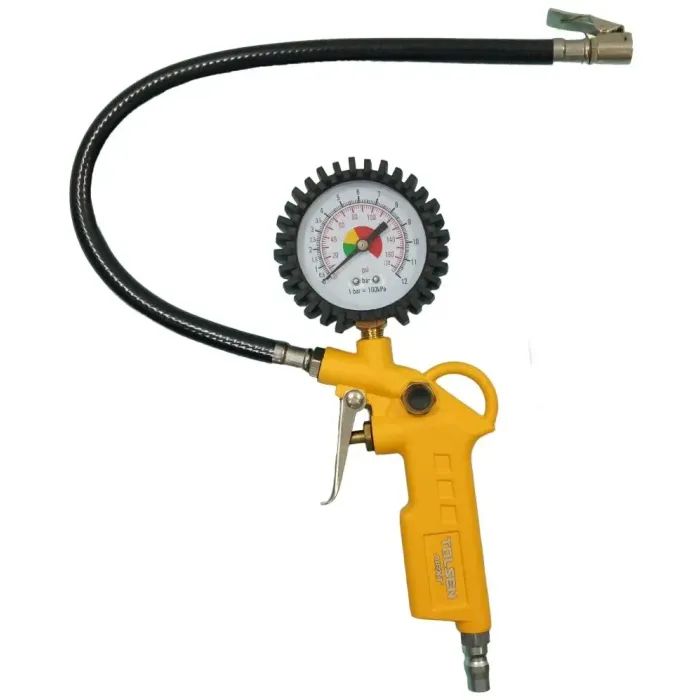 Пістолет для підкачки коліс Tolsen з манометром 12атм (73193)