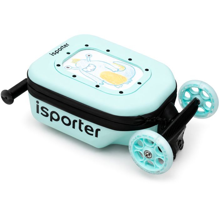 Самокат iSporter Travel 2в1 з валізою рожевий (K3_Pink) зображення 10
